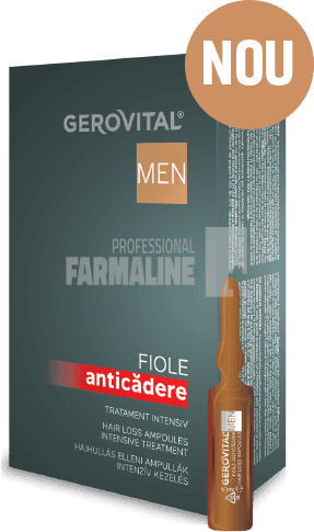 Gerovital Men Fiole par anticadere 10 ml 10 bucati