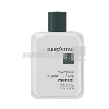 Gerovital Men Lotiune dupa ras cu mentol 100 ml