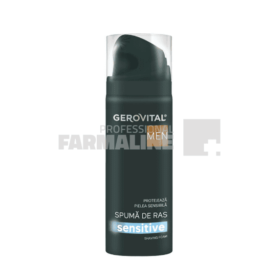 Gerovital Men Spuma de ras Sensitive 200 ml 1 Gerovital Men Spuma de ras Sensitive 200 ml
