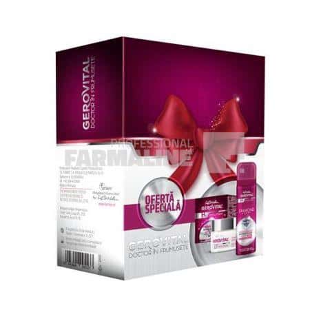 Gerovital Pachet H3 Crema antirid 50 ml + Deodorant spray Diamond 150 ml