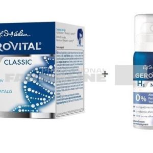 Gerovital Pachet H3 Crema intens hidratanta 50 ml + Deodorant spray Natural 150 ml