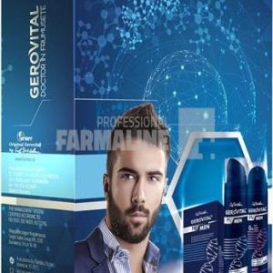 Gerovital Pachet H3 Men Lotiune dupa ras 100 ml + Spuma de ras 200 ml + Wild Deodorant Spray 150 ml