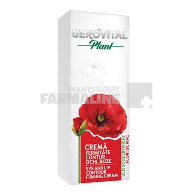 Gerovital Plant Crema fermitate contur ochi si buze 15 ml