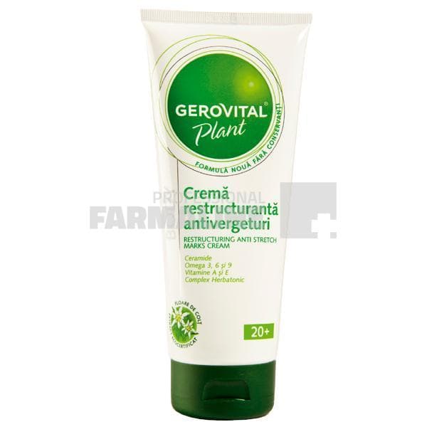 Gerovital Plant Crema restructuranta antivergeturi 200 ml
