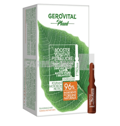 Gerovital Plant Polipant Microbiom Protect Booster vitalitate si stralucire 10 fiole 1 Gerovital Plant Polipant Microbiom Protect Booster vitalitate si stralucire 10 fiole