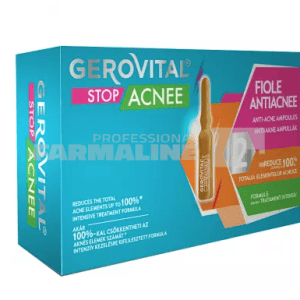 Gerovital Stop acnee fiole antiacneice 2 ml 10 fiole