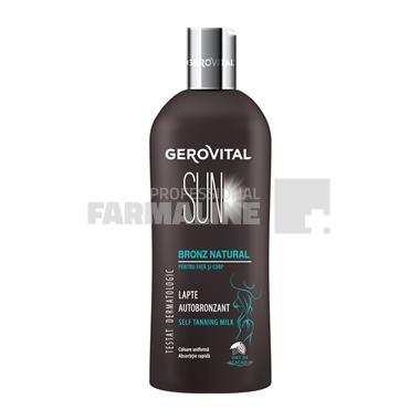 Gerovital Sun Lapte autobronzant bronz natural 200 ml