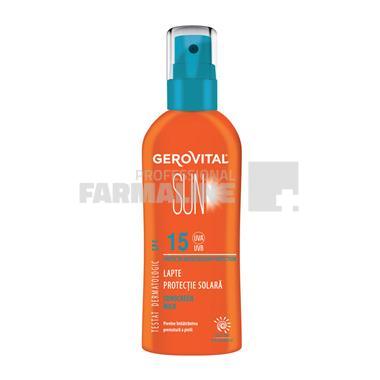 Gerovital Sun Lapte protectie solara SPF15 150 ml
