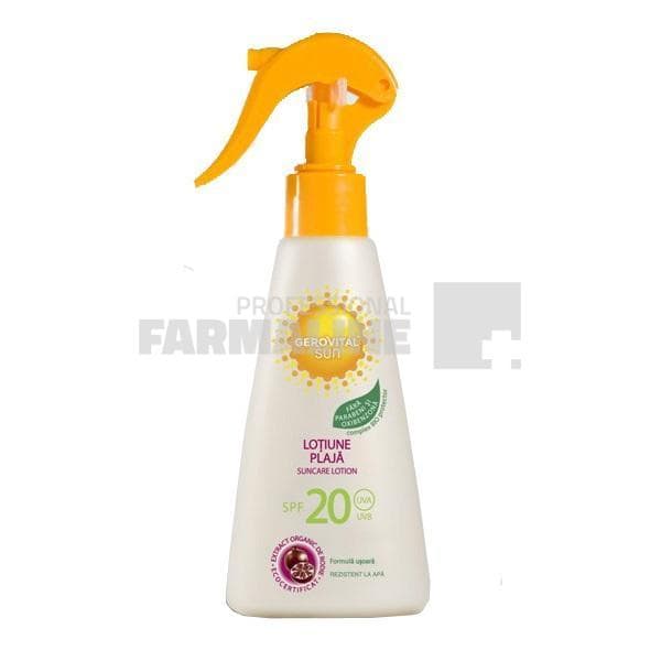Gerovital Sun Lotiune plaja SPF20 150 ml