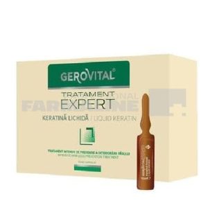 Gerovital Tratament Expert Keratină lichidă fiole 10 ml 10 fiole