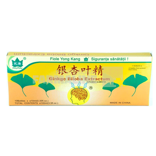Ginkgo Biloba Extractum 10 fiole