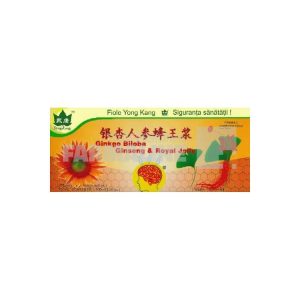 Ginko Biloba & Ginseng & Royal Jelly 10 fiole
