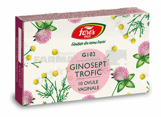 Ginosept Trofic 10 Ovule – Tratament Eficient pentru Candida