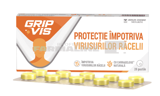 Grip Vis 10 mg 20 comprimate de supt 1 Grip Vis 10 mg 20 comprimate de supt