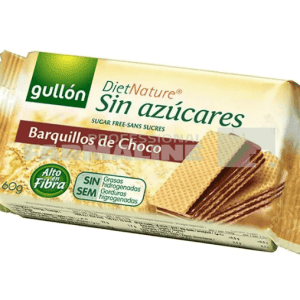 Gullon Napolitane cu ciocolata fara zahar 60 g