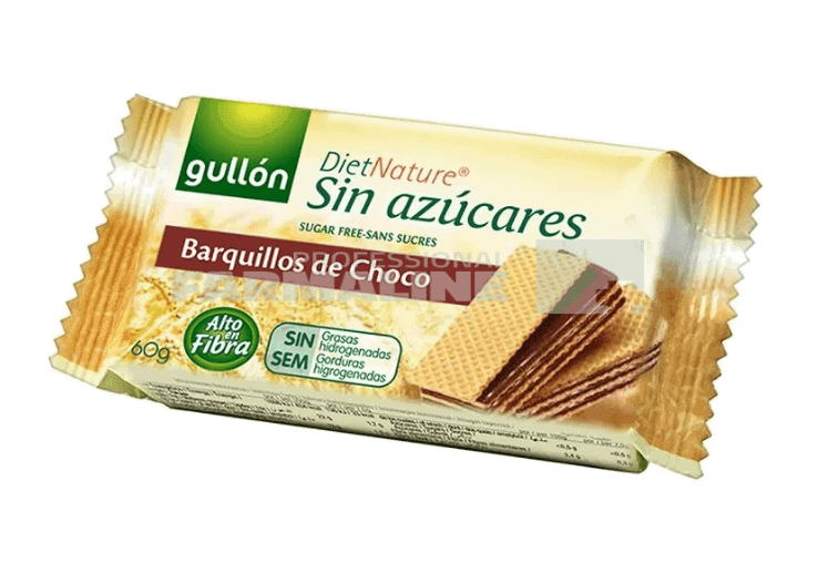 Gullon Napolitane cu ciocolata fara zahar 60 g 1 Gullon Napolitane cu ciocolata fara zahar 60 g