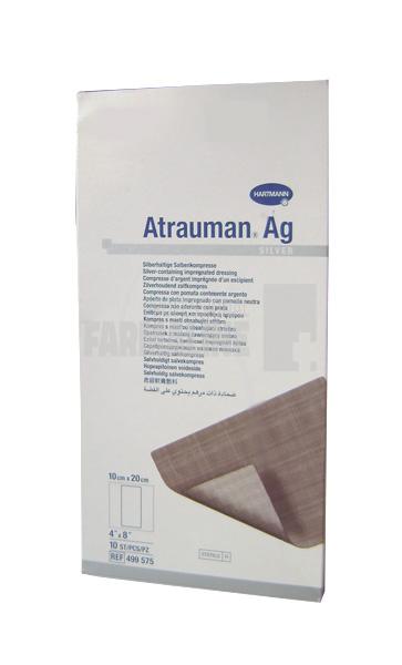 Hartmann Atrauman AG Pansament 10 cm x 20 cm 10 bucati 1 Hartmann Atrauman AG Pansament 10 cm x 20 cm 10 bucati