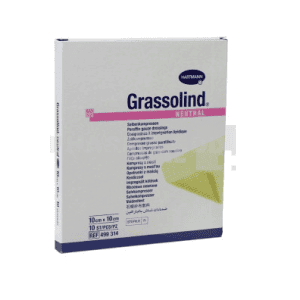 Hartmann Grassolind comprese impregnate cu unguent 10 cm x 10 cm 10 bucati