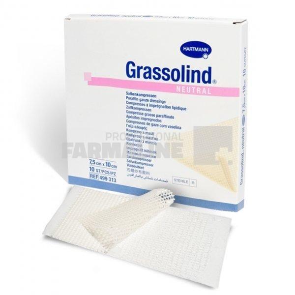 Hartmann Grassolind comprese impregnate cu unguent 7
