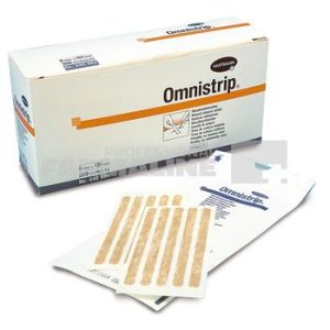 Hartmann Omnistrip Plasture hipoalergenic pentru suturi 6 mm x 101 mm 10 bucati/plic x 50