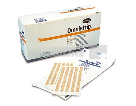 Hartmann Omnistrip Plasture hipoalergenic pentru suturi 6 mm x 101 mm 10 bucati/plic x 50 1 Hartmann Omnistrip Plasture hipoalergenic pentru suturi 6 mm x 101 mm 10 bucati/plic x 50