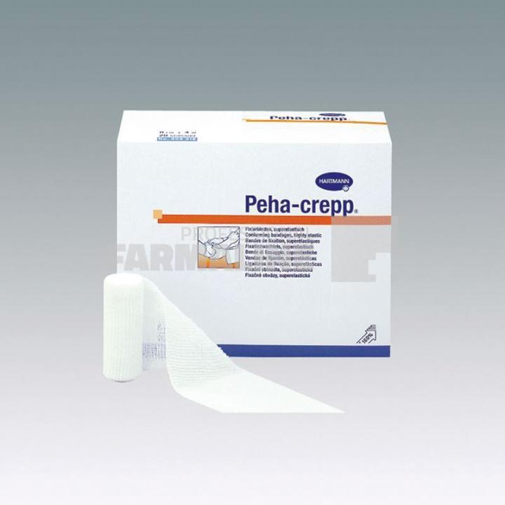 Hartmann Peha-Crepp Bandaj elastic pentru fixarea pansamentelor 12 cm x 4 m