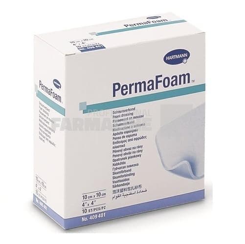 Hartmann Permafoam Cavity Pansament din spuma poliuretanică tristratificată 10 cm x 10 cm 3 bucati