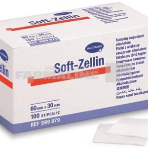 Hartmann Soft Zellin Tampoane cu alcool 6 mm x 30 mm 100 bucati