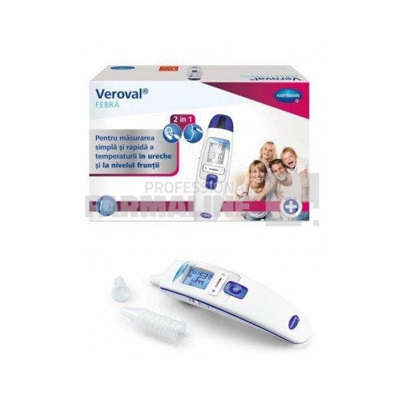 Hartmann Veroval Febra 2 in 1 Termometru cu infrarosu pentru ureche si frunte