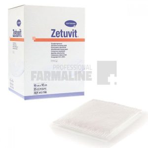 Hartmann Zetuvit Comprese absorbante sterile 10 cm X 10 cm 25 bucati