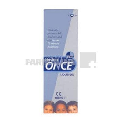 Hedrin Once Gel lichid anti-paduchi 100 ml