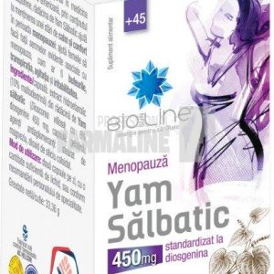 Helcor Yam salbatic 450 mg 60 capsule gelatinoase