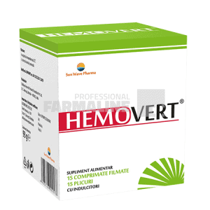Hemovert 15 doze ( 15 plicuri + 15 comprimate)