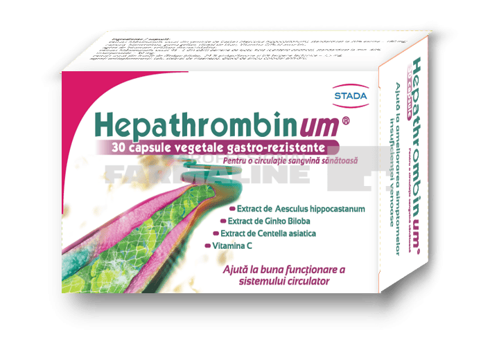 Hepathrombinum 30 capsule 1 Hepathrombinum 30 capsule