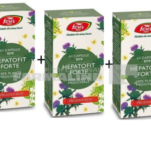 Hepatofit Forte D79 63 capsule 2+1 Gratis