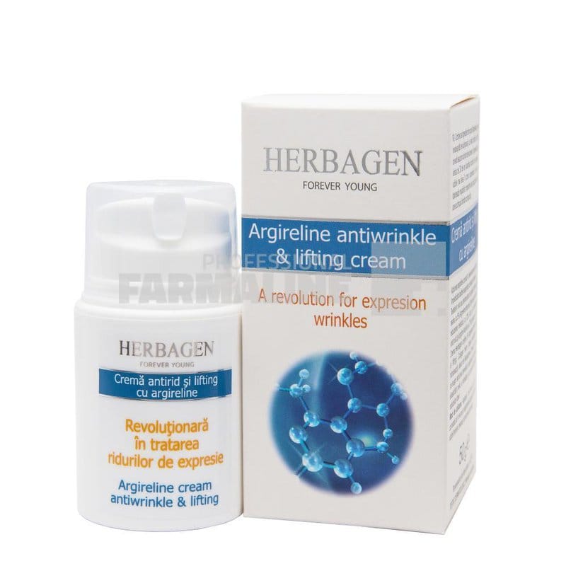 Herbagen Crema antirid si lifting cu Argireline 30 g
