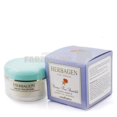 Herbagen Crema cu Colagen Marin si Extract de Galbenele 100 ml