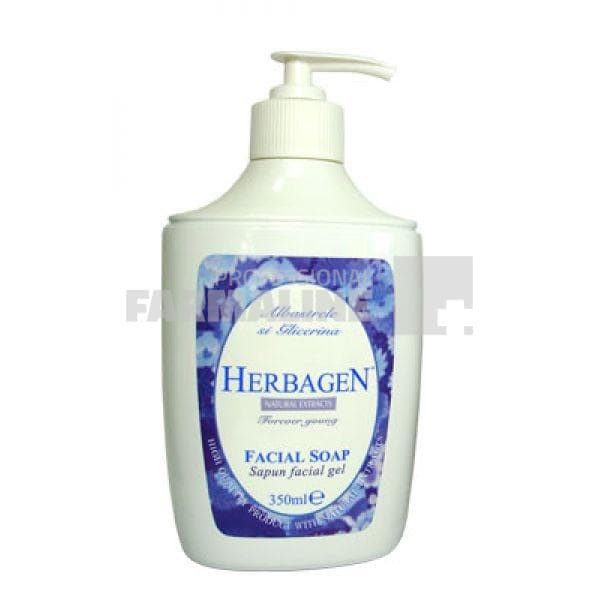 Herbagen Sampon facial lichid cu Albasterele si Glicerina 350 ml