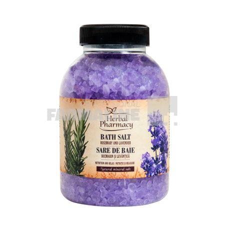 Herbal Pharmacy Sare de baie cu rozmarin si levantica 1200 g