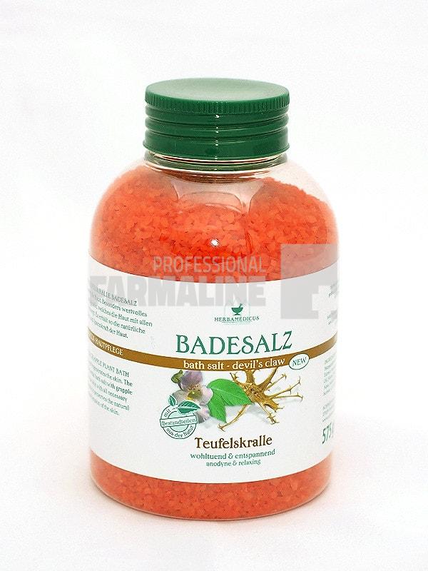 Herbamedicus Sare de baie cu gheara dracului 575 g 1 Herbamedicus Sare de baie cu gheara dracului 575 g