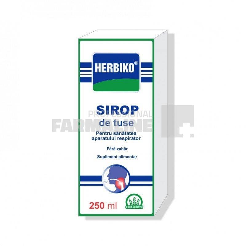 Herbiko Sirop de tuse fara zahar 250 ml