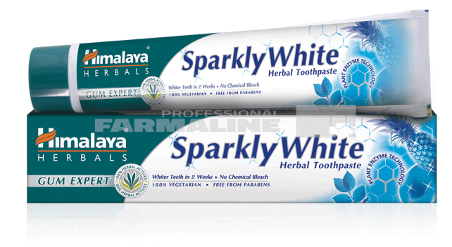 Himalaya Sparkly White Pasta de dinti - alb stralucitor 75 ml 1 Himalaya Sparkly White Pasta de dinti - alb stralucitor 75 ml