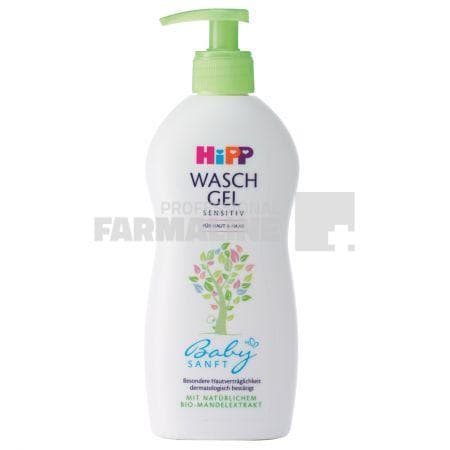 Hipp Baby Sanft Sensitive Gel de dus pentru piele si par 400 ml