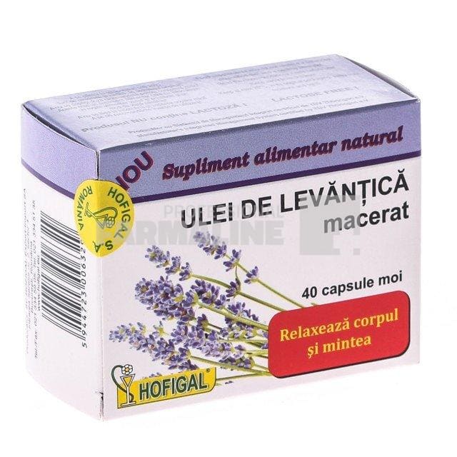 Hofigal Ulei de Levantica 40 capsule – ofertă, preț și specificații