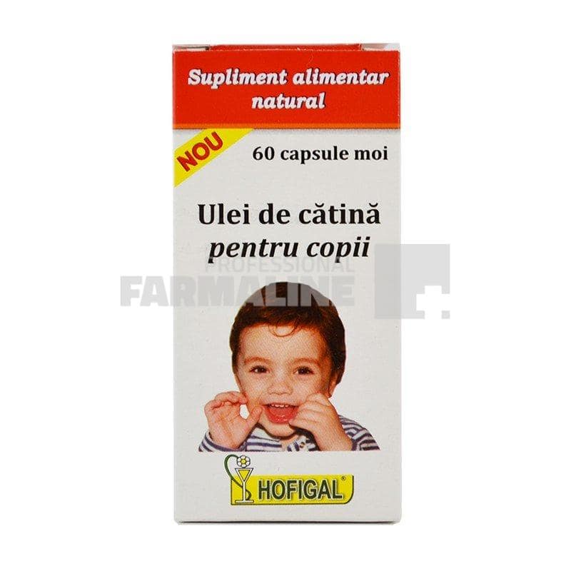 Hofigal Ulei de catina pentru copii 300 mg 60 capsule moi