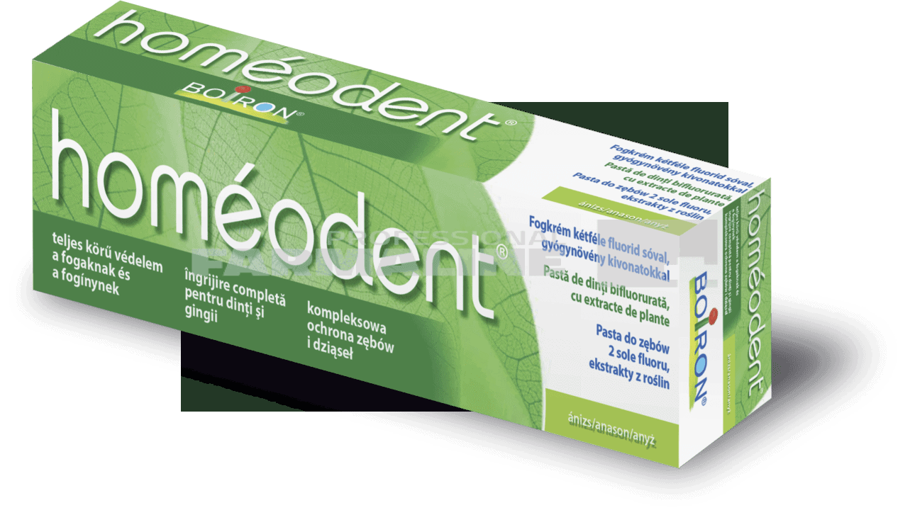 Homeodent Pasta de dinti cu Anason 75 ml 1 Homeodent Pasta de dinti cu Anason 75 ml