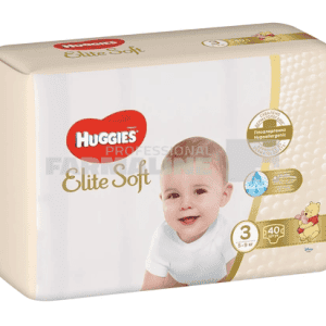 Huggies Elite Soft nr. 3 (5 - 9 kg) 40 bucati