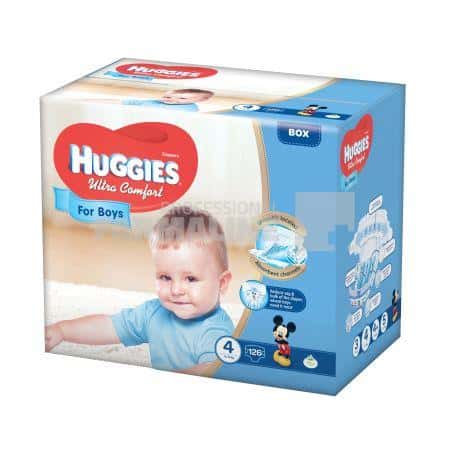 Huggies Ultra Comfort nr 4 (8 -14 kg) for boys 19 bucati