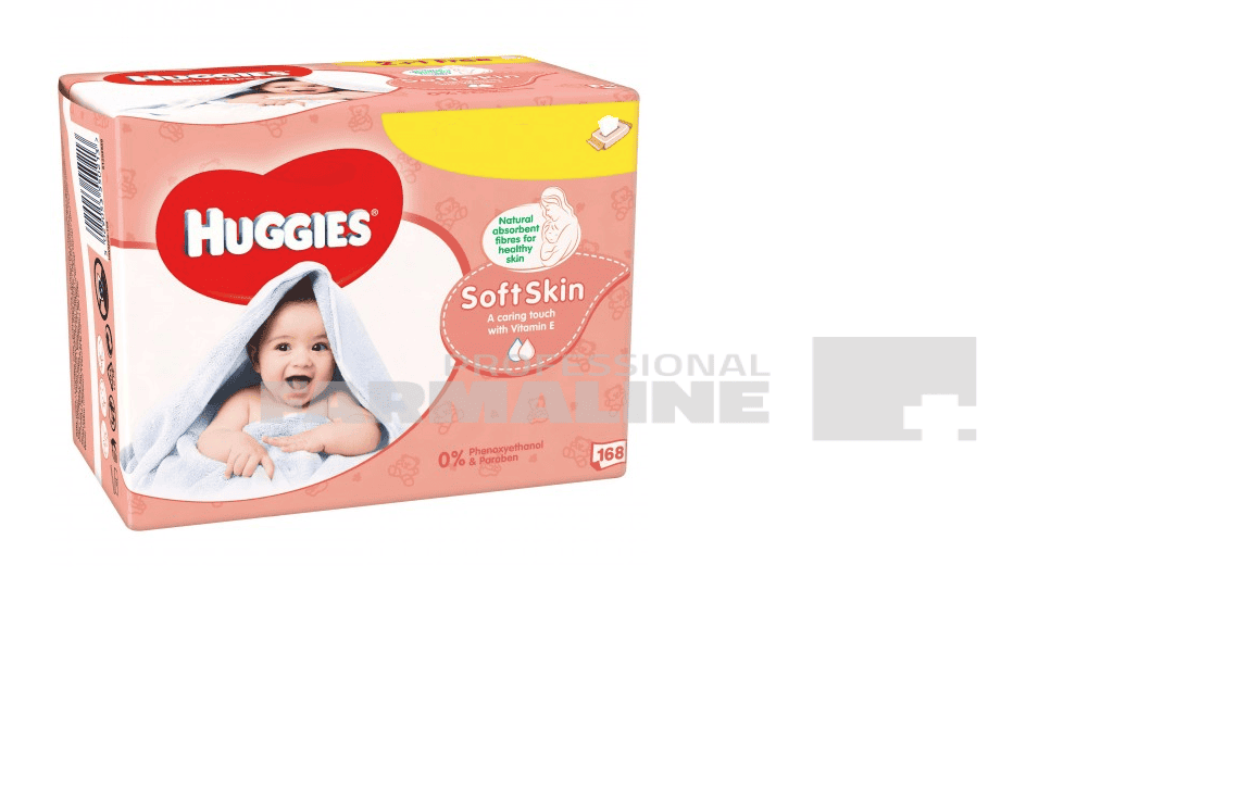 Huggies servetele umede soft 56 bucati x 3 pachete 1 Huggies servetele umede soft 56 bucati x 3 pachete