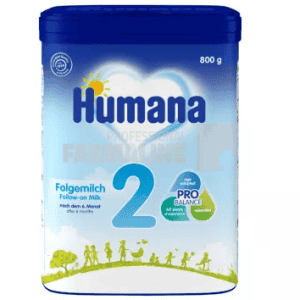 Humana 2 Lapte de continuare + 6 luni 800 g